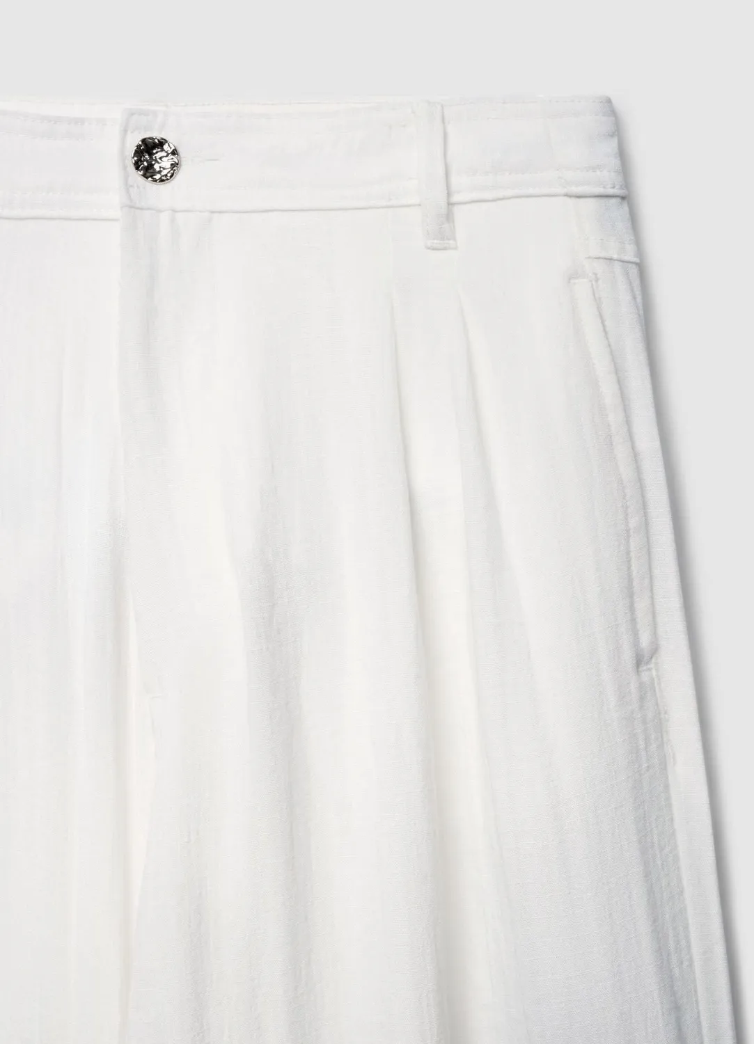 Calliope pantalon palazzo doubles pinces femme taille haute