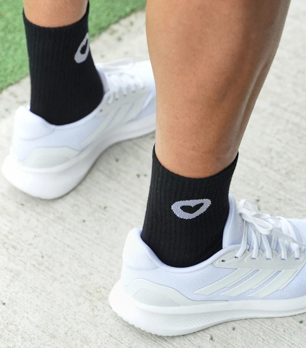 Cocorico Boost Noir chaussettes sport homme coton