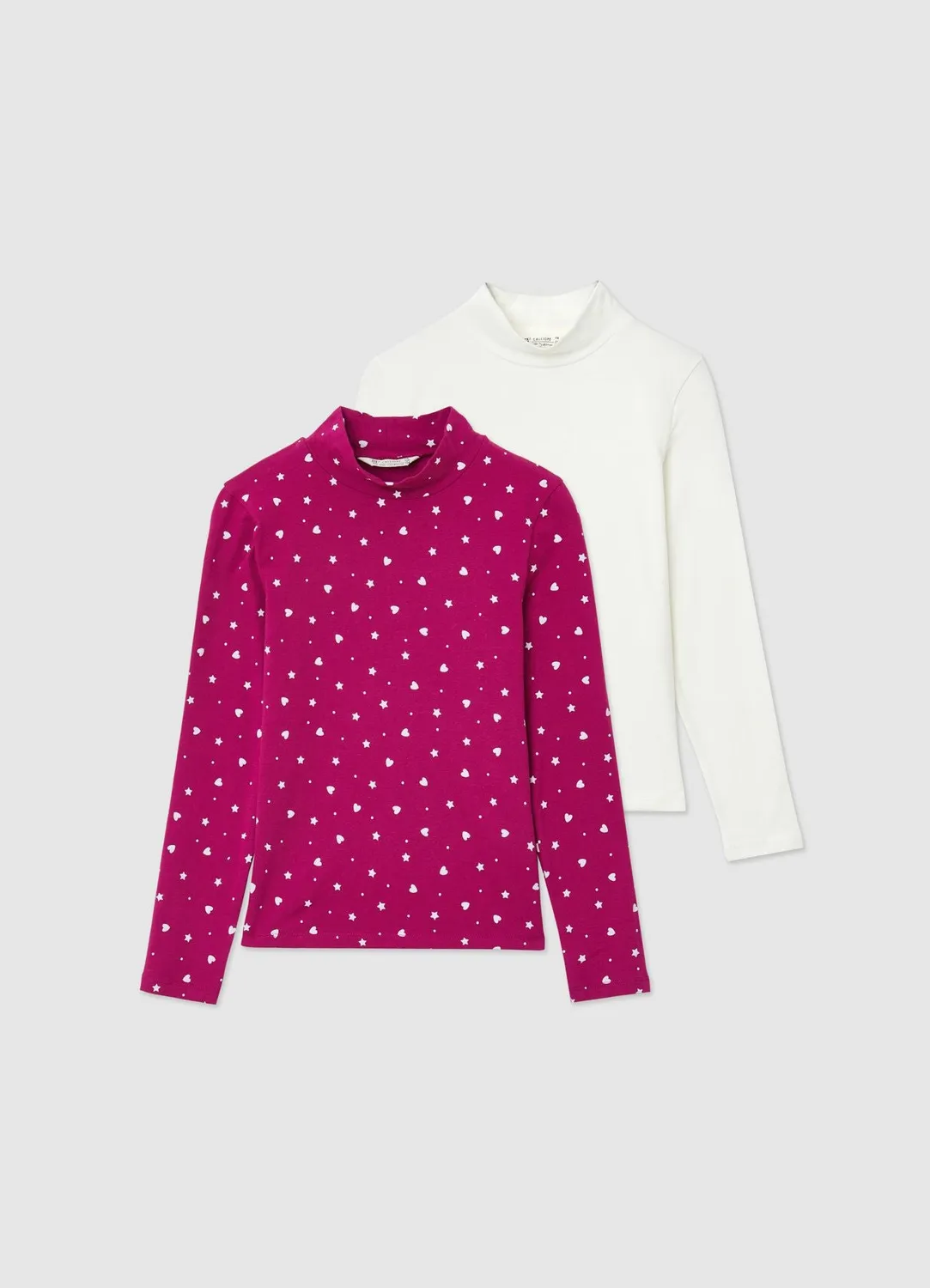 Calliope T-shirt Col Roulé Fille à Motifs