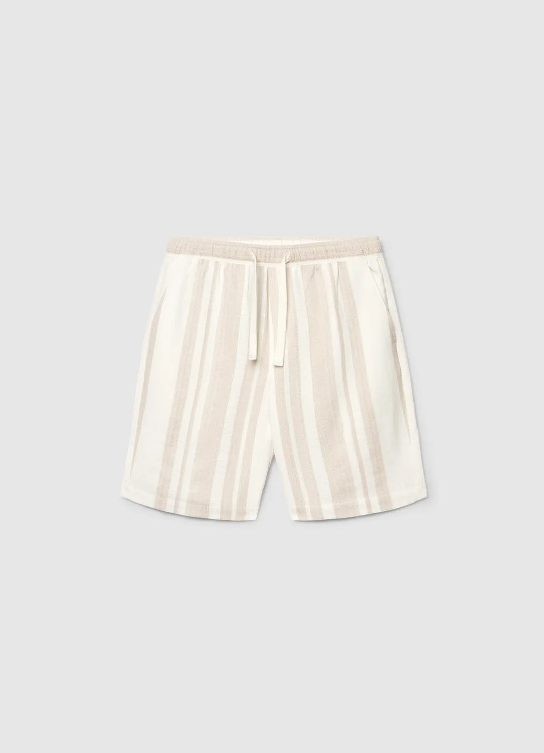 Calliope bermuda homme jacquard rayé élastique