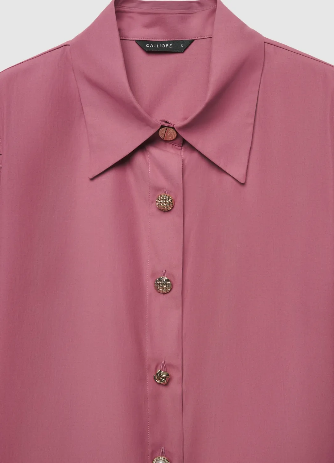Calliope chemise femme boutons dorés regular