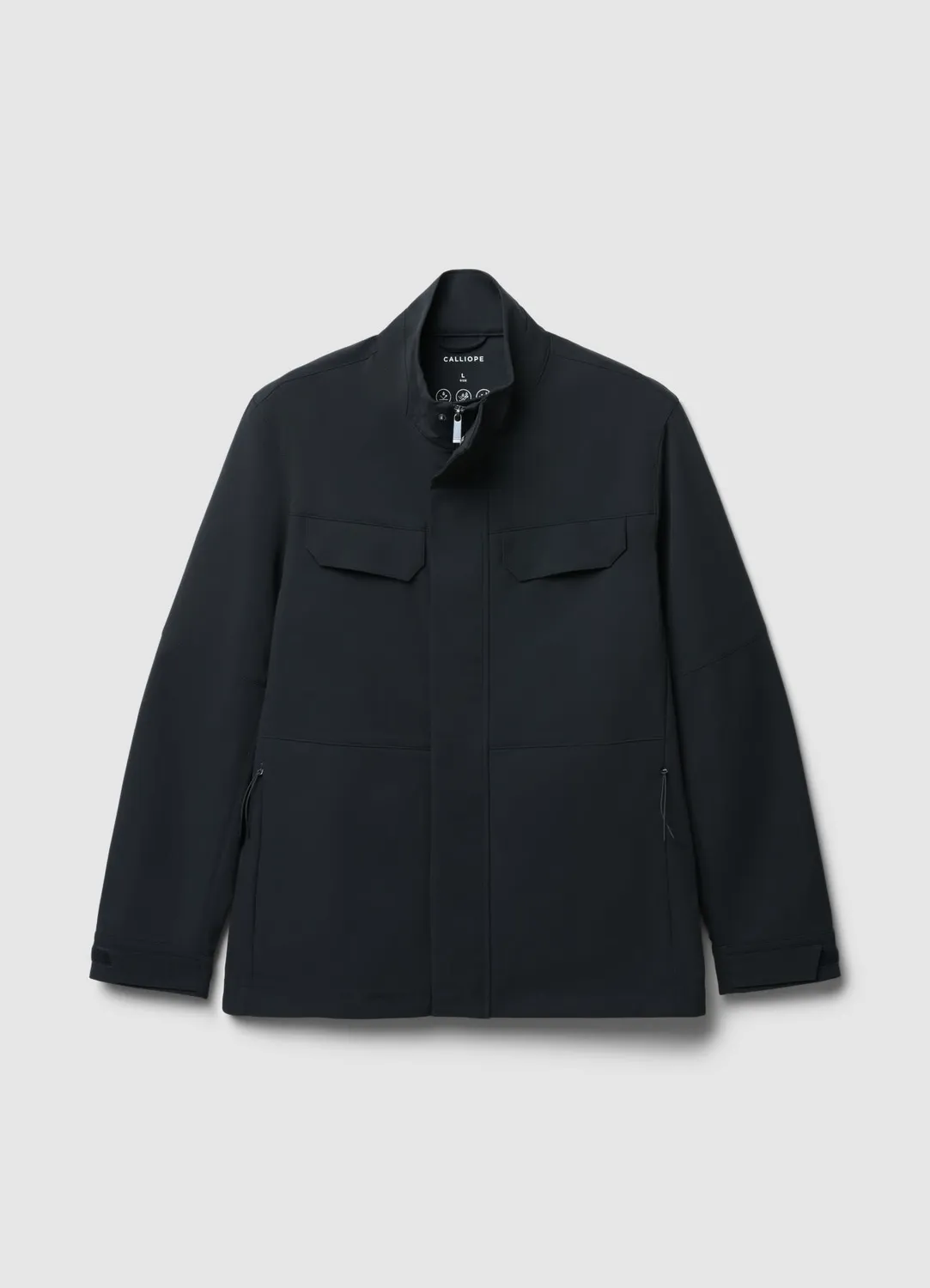 Calliope veste saharienne homme technique col haut zip