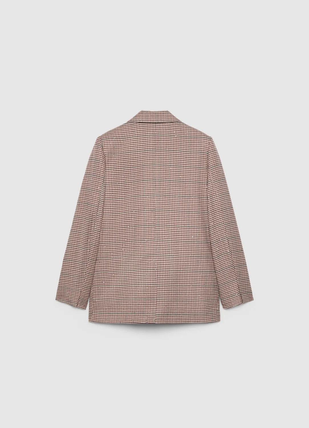 Calliope Atelier veste à carreaux femme paillettes croisée