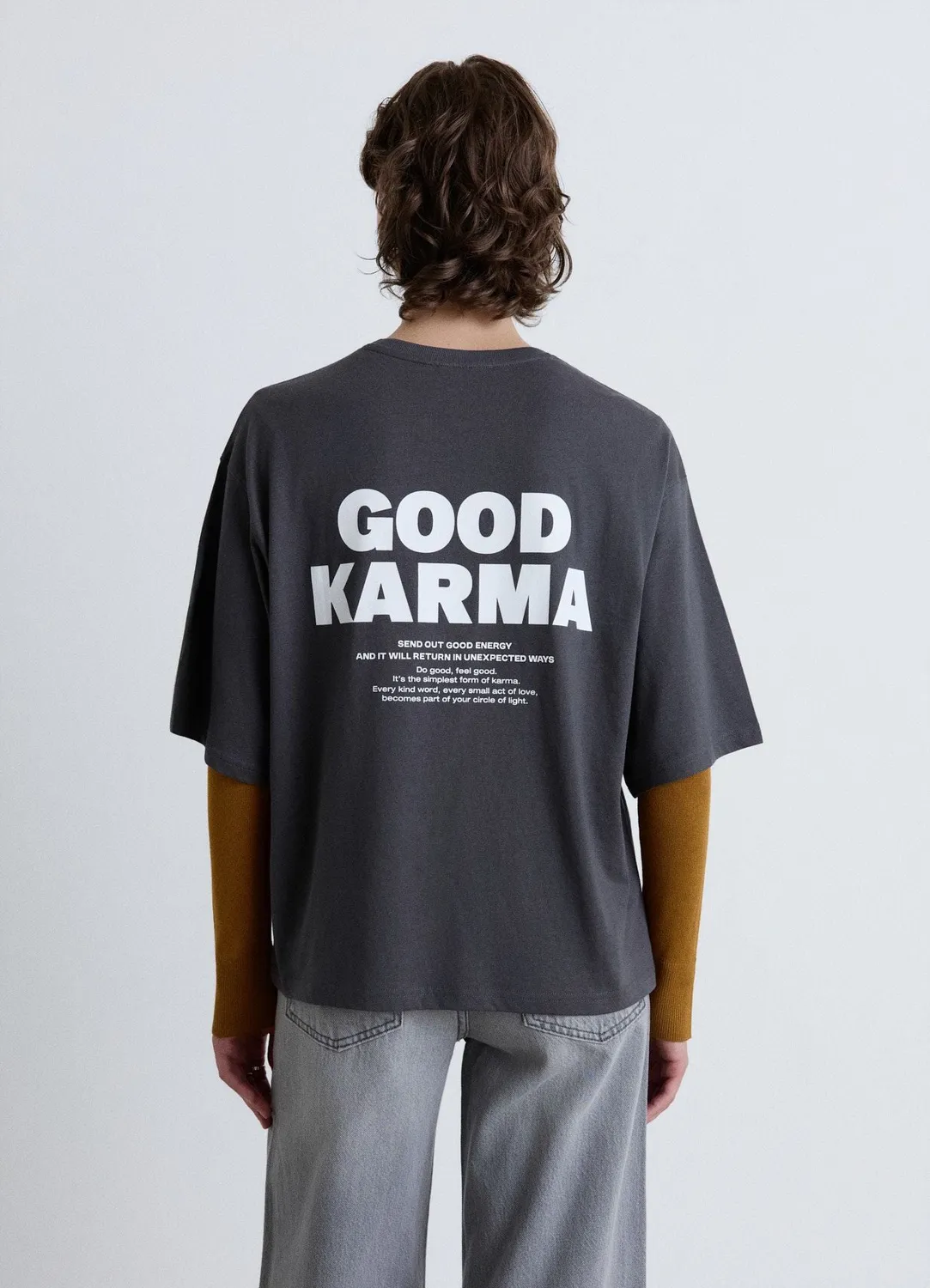 Calliope t-shirt oversize femme inscription