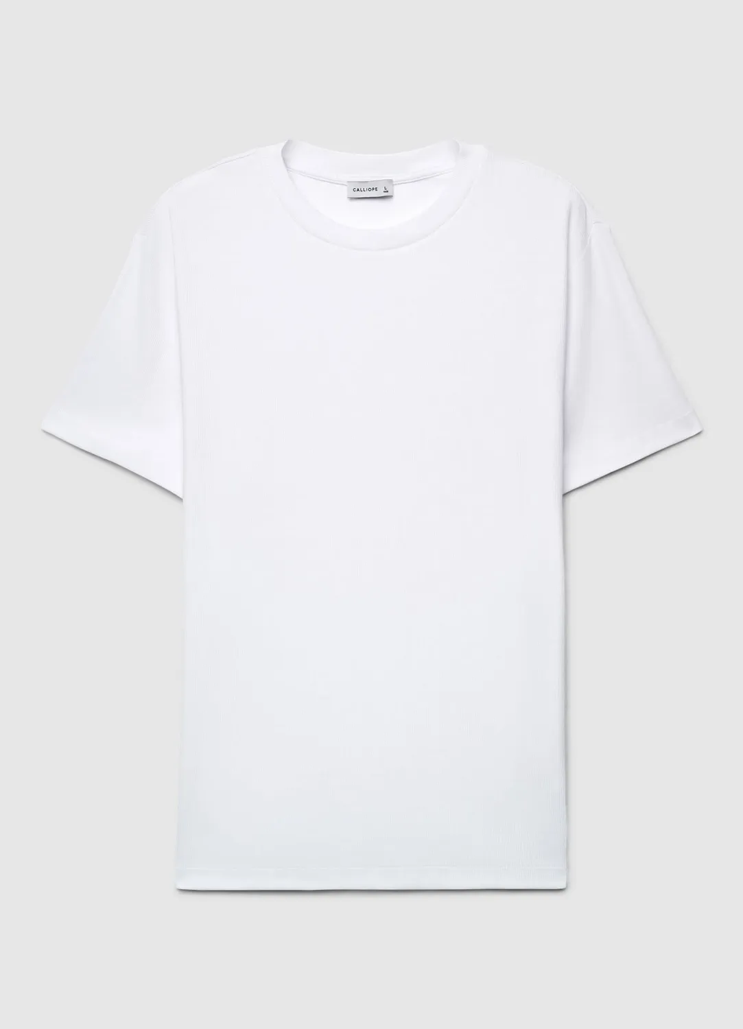 Calliope t-shirt col rond homme côtelé