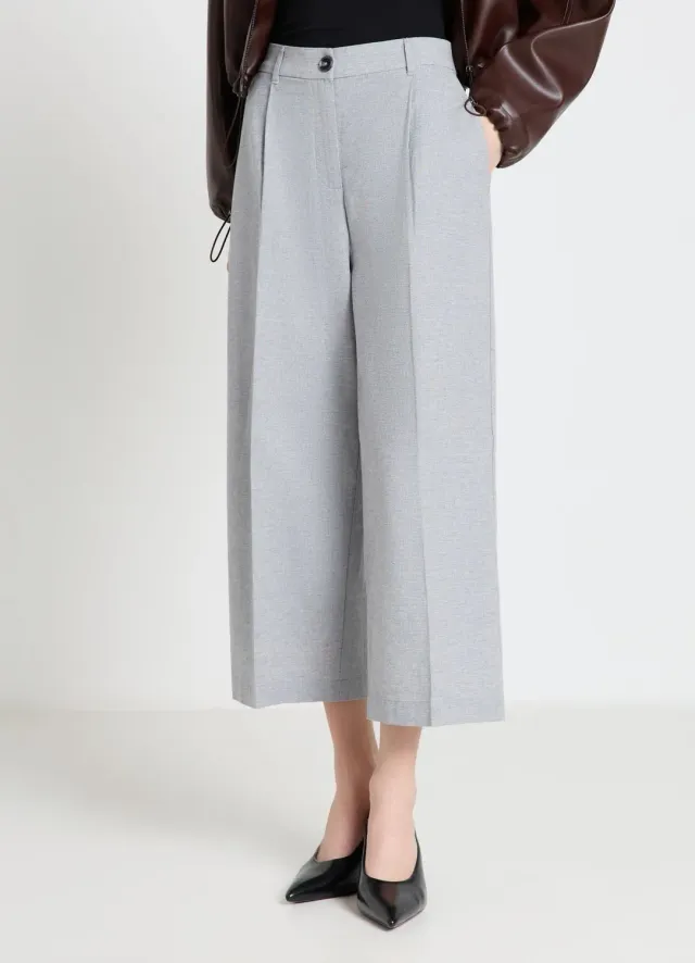 Calliope pantalon culotte femme taille haute