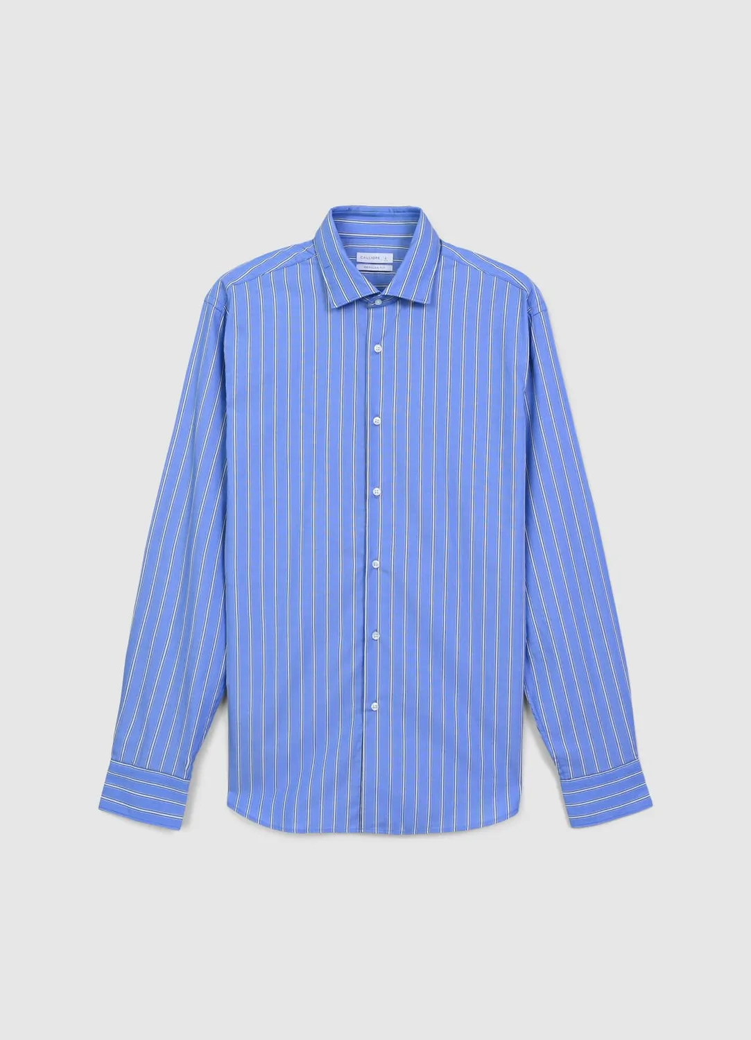 Calliope chemise rayée homme coton manches longues