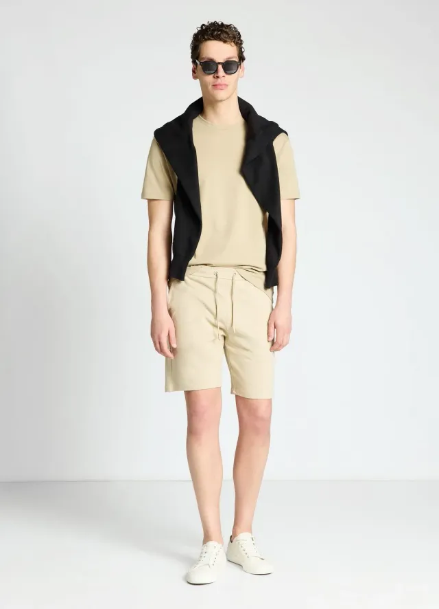 Calliope short sport homme piqué uni cordon S