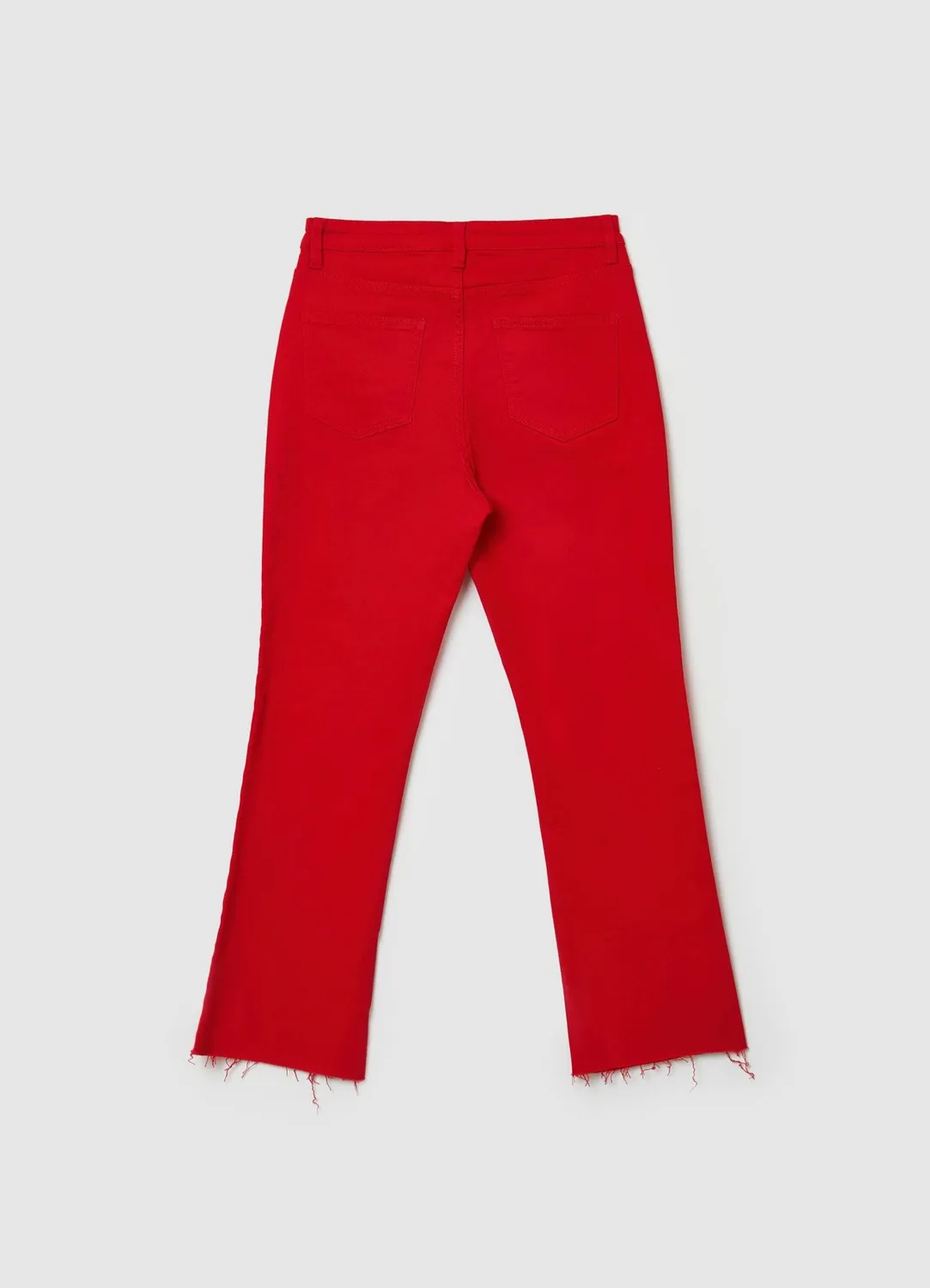 Calliope Pantalon cropped flare femme coton drill