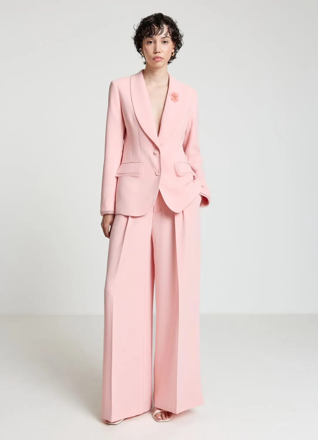 Calliope veste châle femme cérémonie 2 boutons