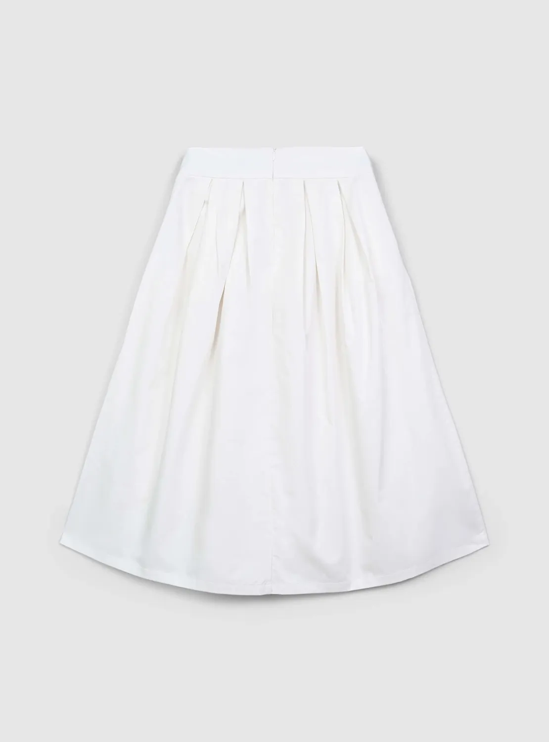 Calliope gonna midi pieghe jupe midi coton uni