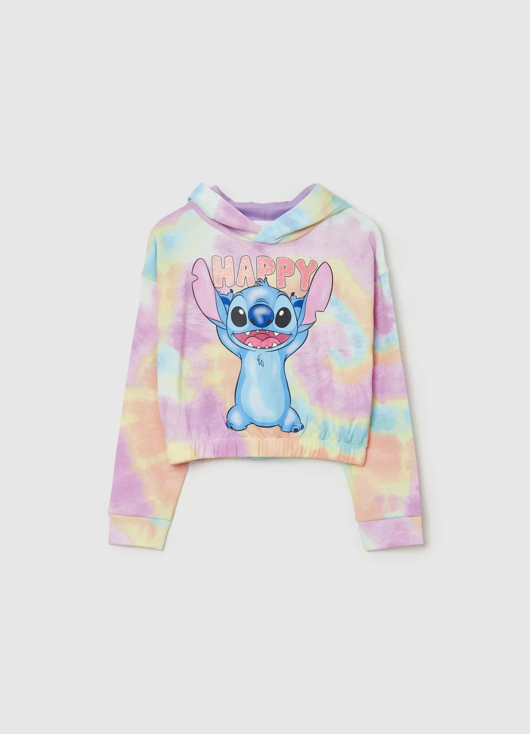 Calliope sweat capuche Stitch fille coton
