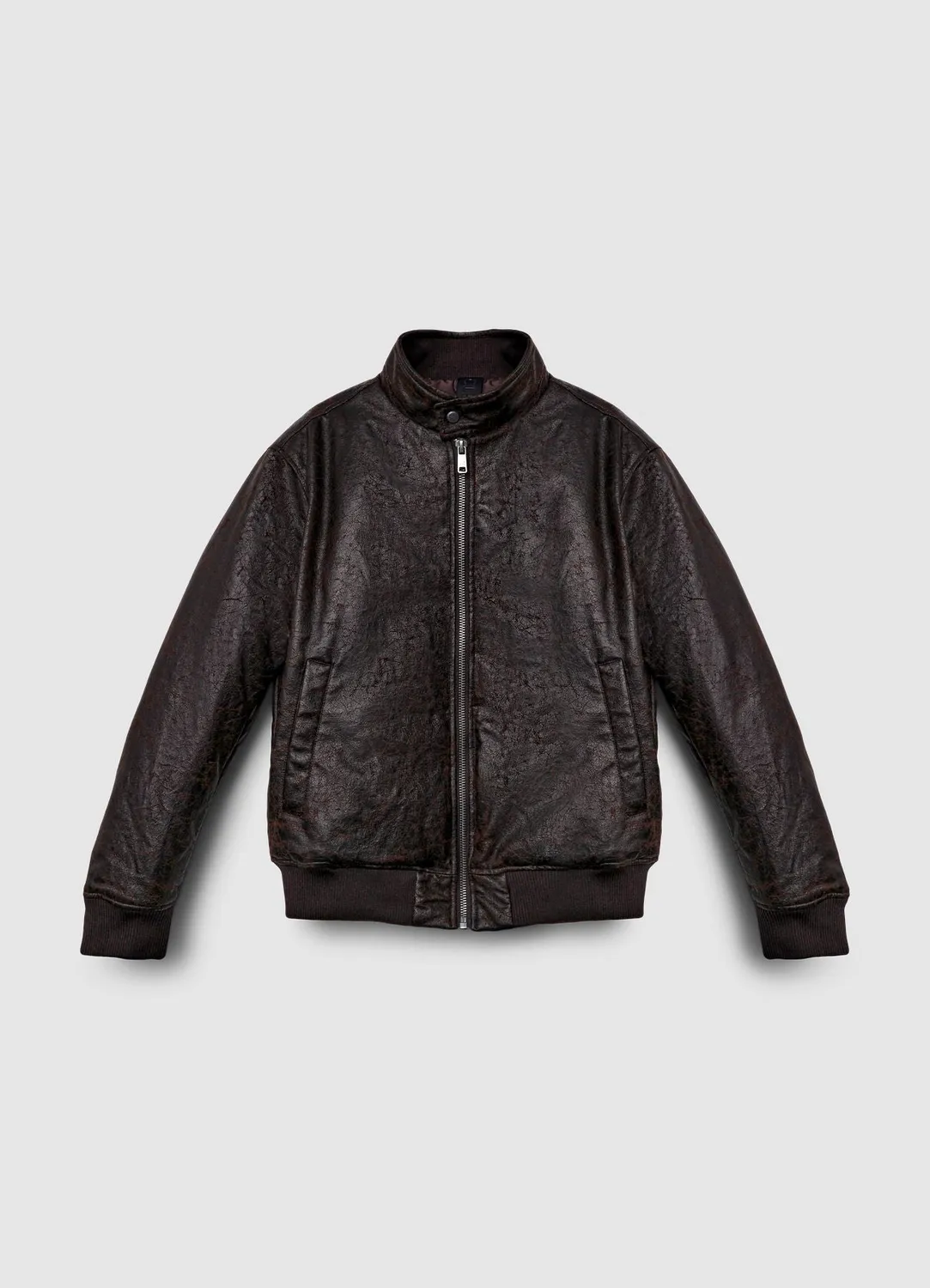 Calliope blouson homme matelassé simili cuir