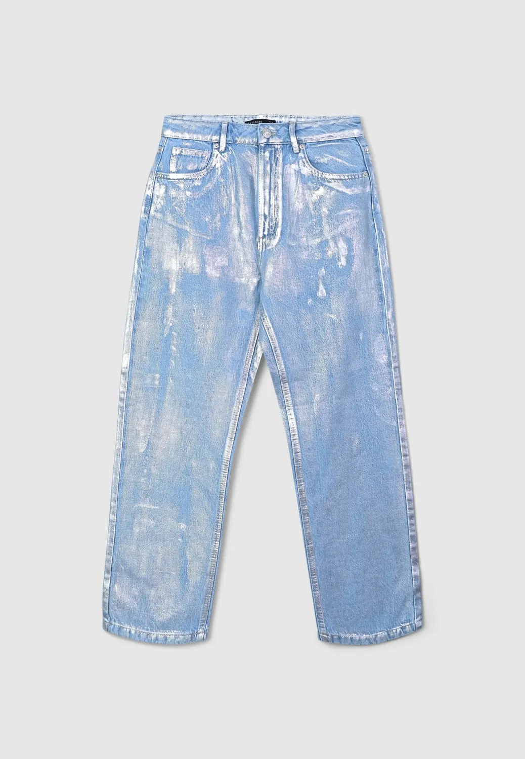 Calliope jean straight femme effet enduit 42