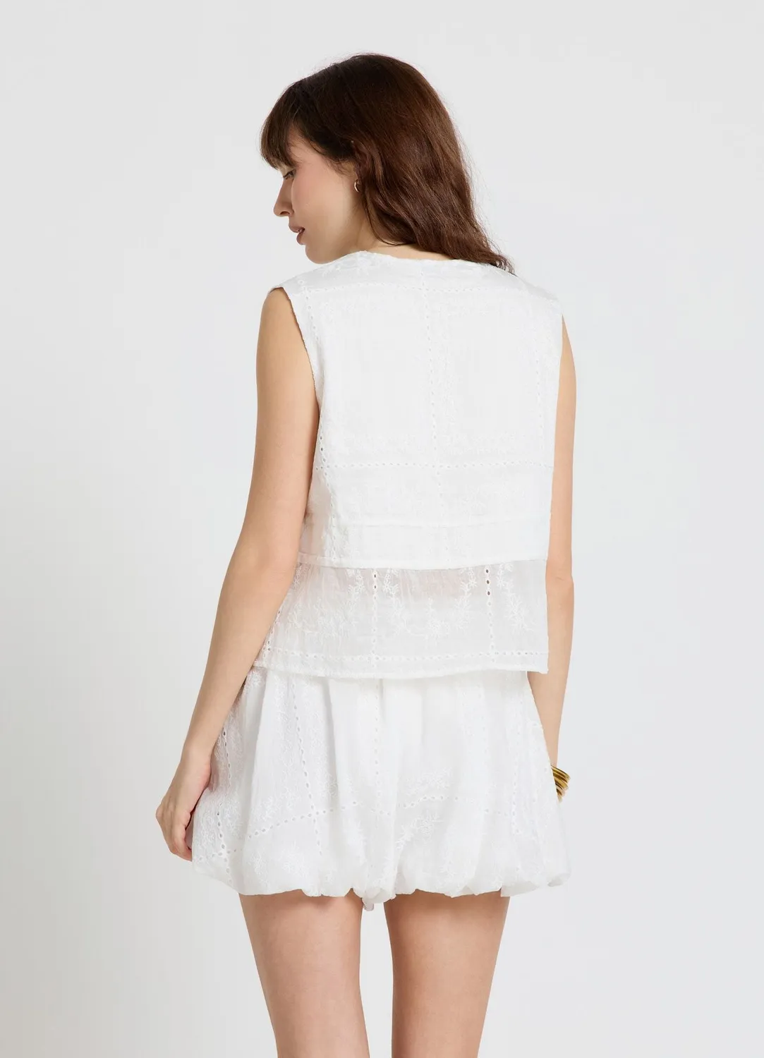 Calliope short ballon femme sangallo taille haute