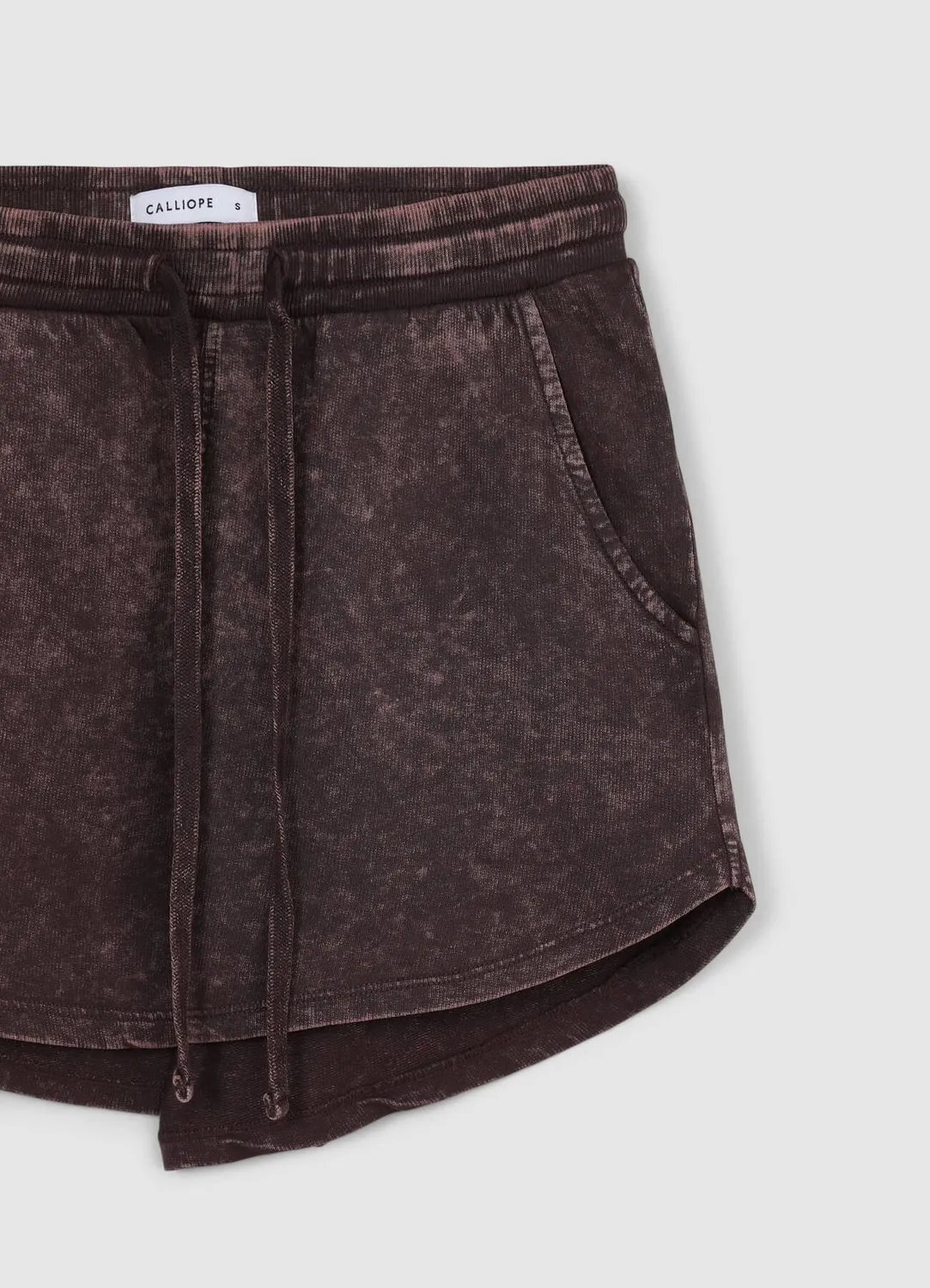 Calliope Short Effet Délavé Femme en Coton