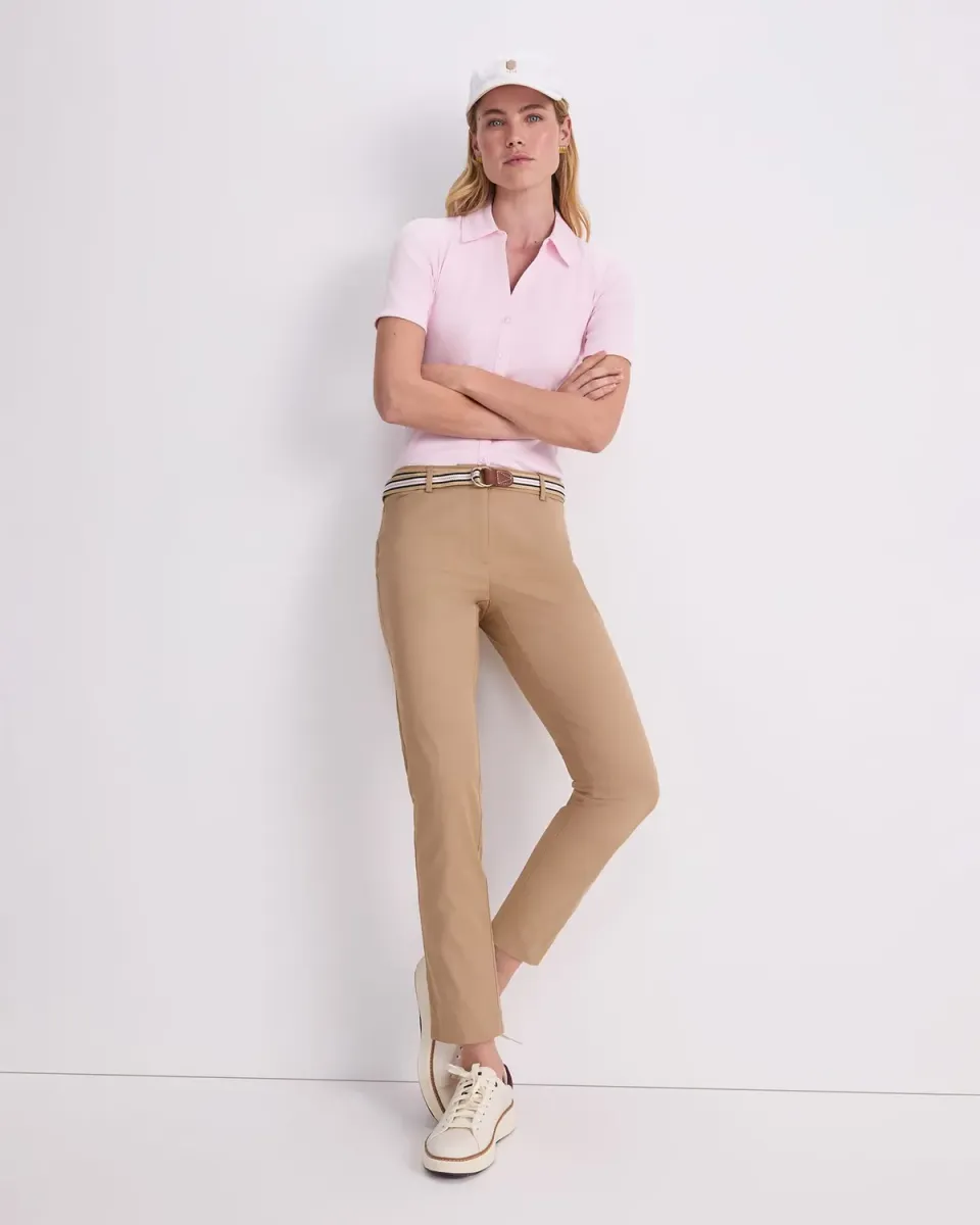 Sportscraft Evie Straight pantalon capri coton stretch femme