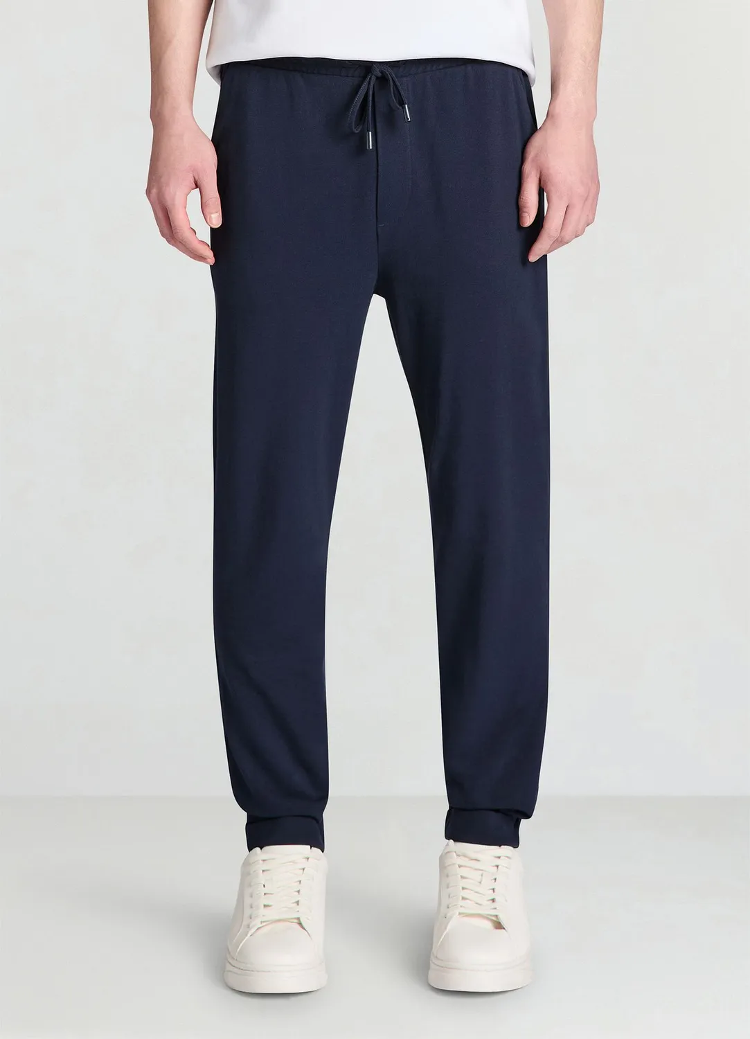 Calliope pantalon jogging piqué homme uni