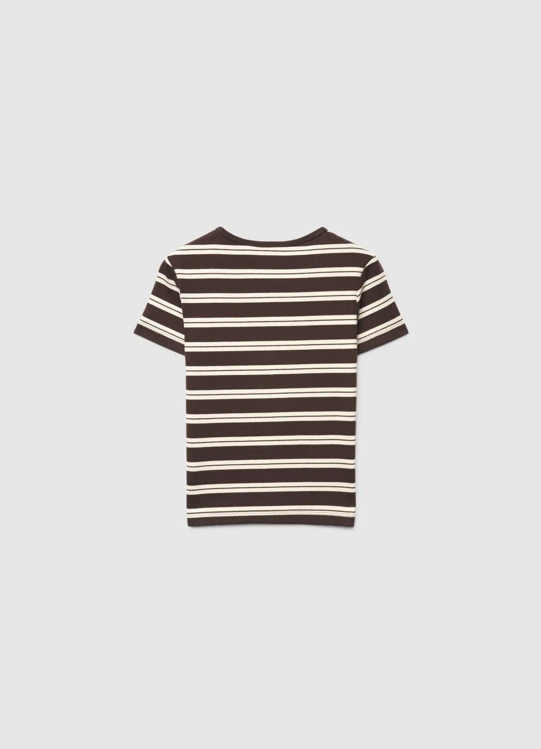 Calliope t-shirt rayures col rond femme droit