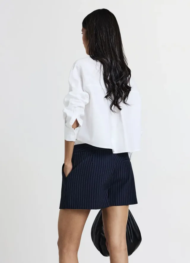 Calliope shorts rayés ceinture femme été