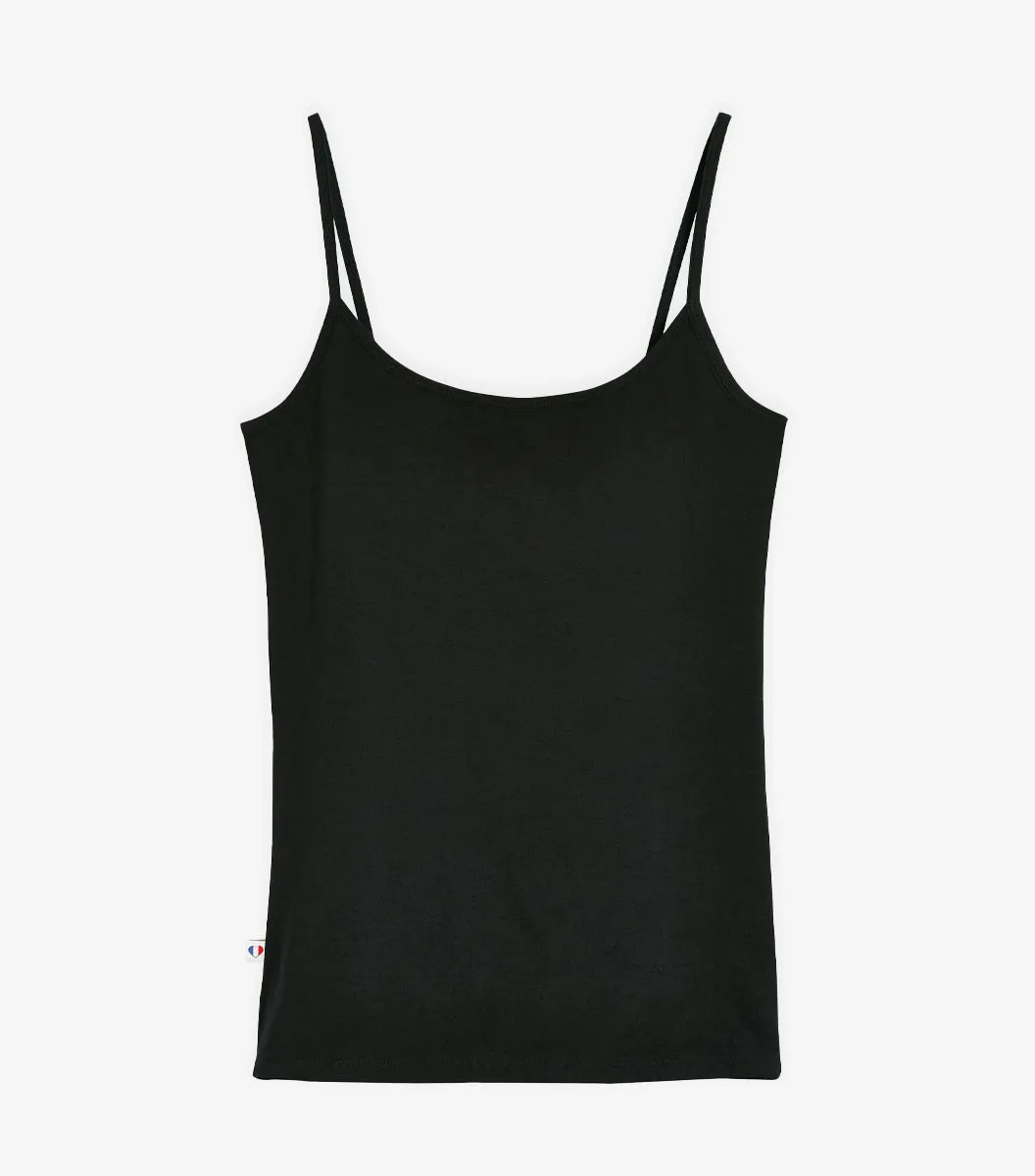 Cocorico Intemporel Caraco Femme Noir coton