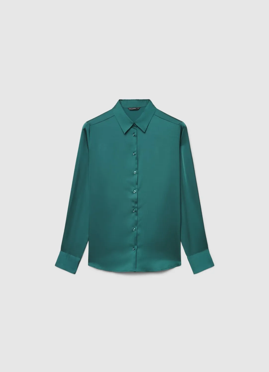 Calliope chemise classique unie chemise femme satinée