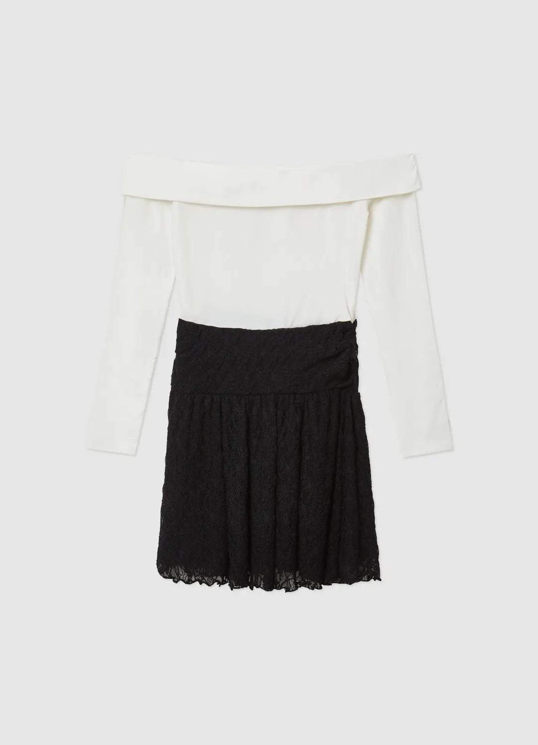 Calliope robe fille épaules nues jupe dentelle