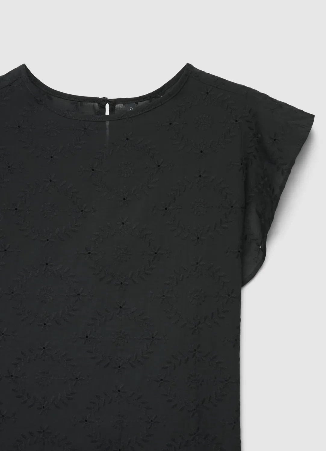 Calliope Blouse broderie sangallo femme manches volants