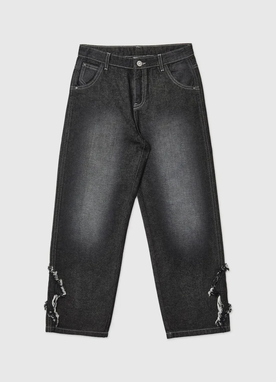 Calliope Super Baggy jean garçon déchiré 10-11 ans