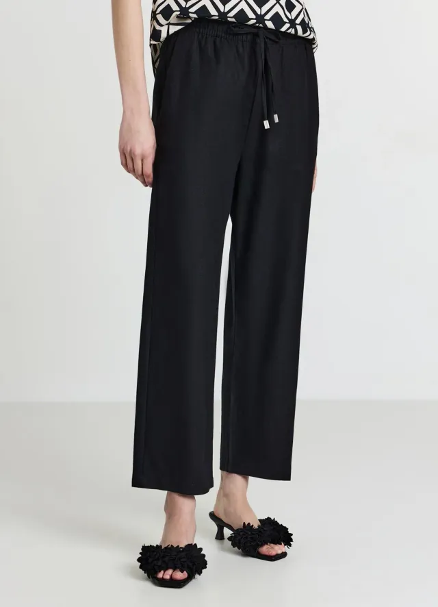 Calliope pantalon jogger femme lin uni