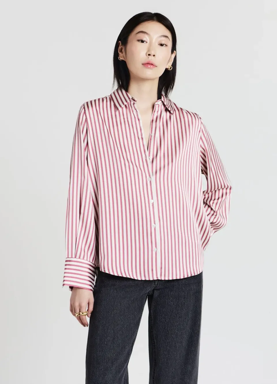 Calliope chemise femme rayée manches longues