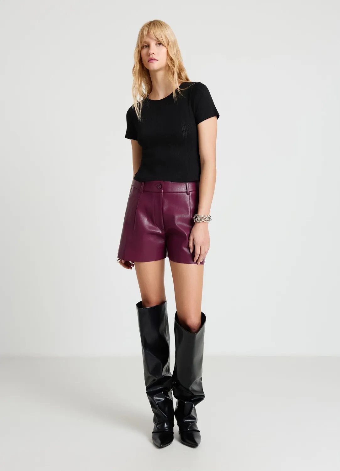 Calliope t-shirt pointelle femme ajouré coton