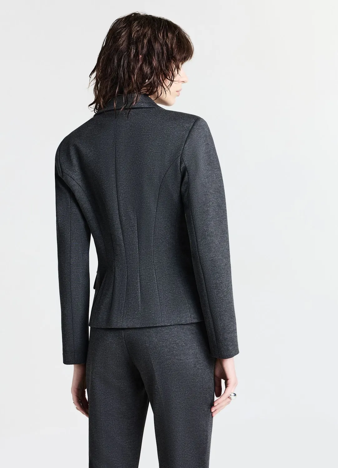 Calliope veste zippée punto milano femme