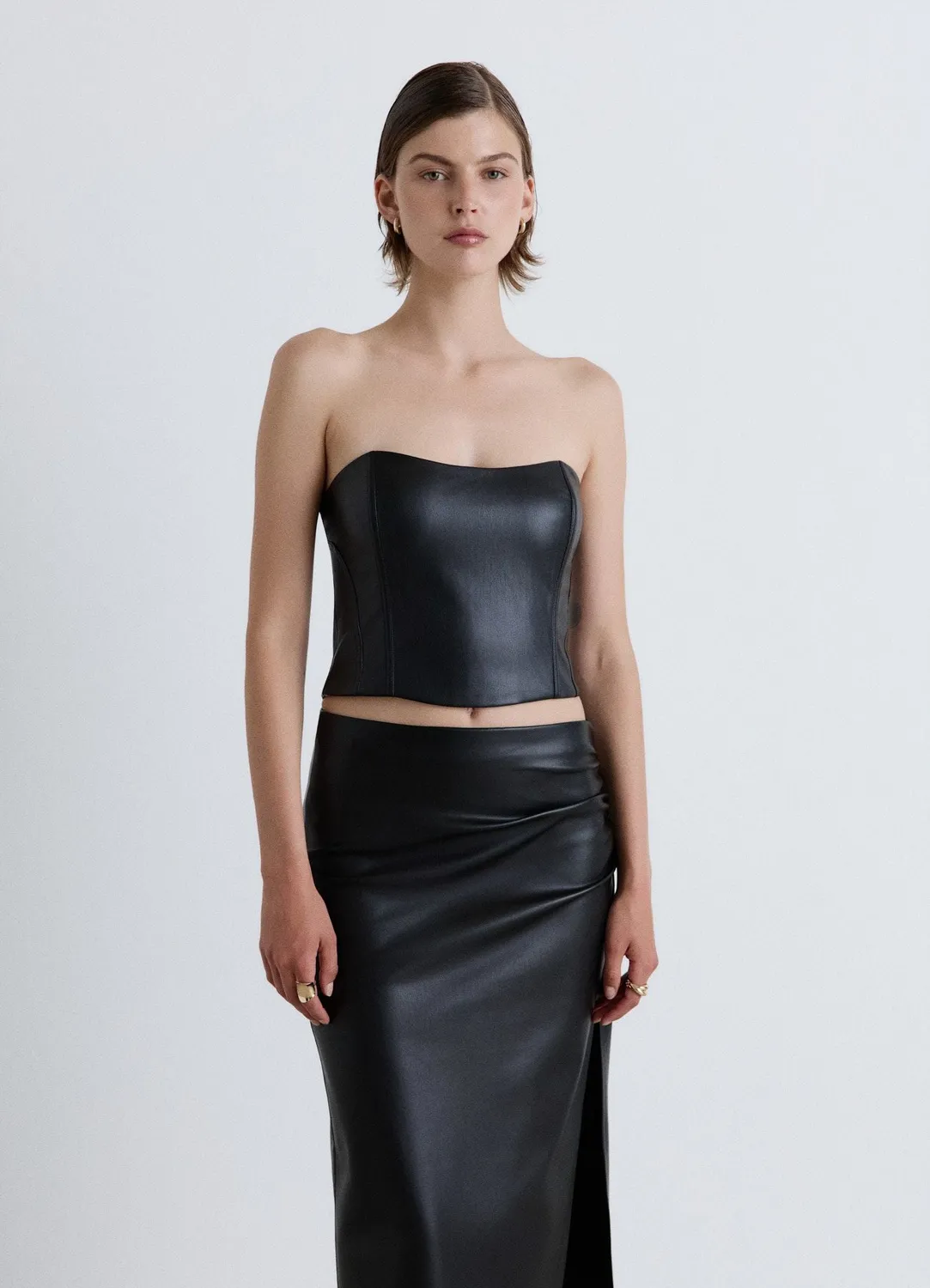 Calliope Top Bustier bustier femme sans bretelles zip