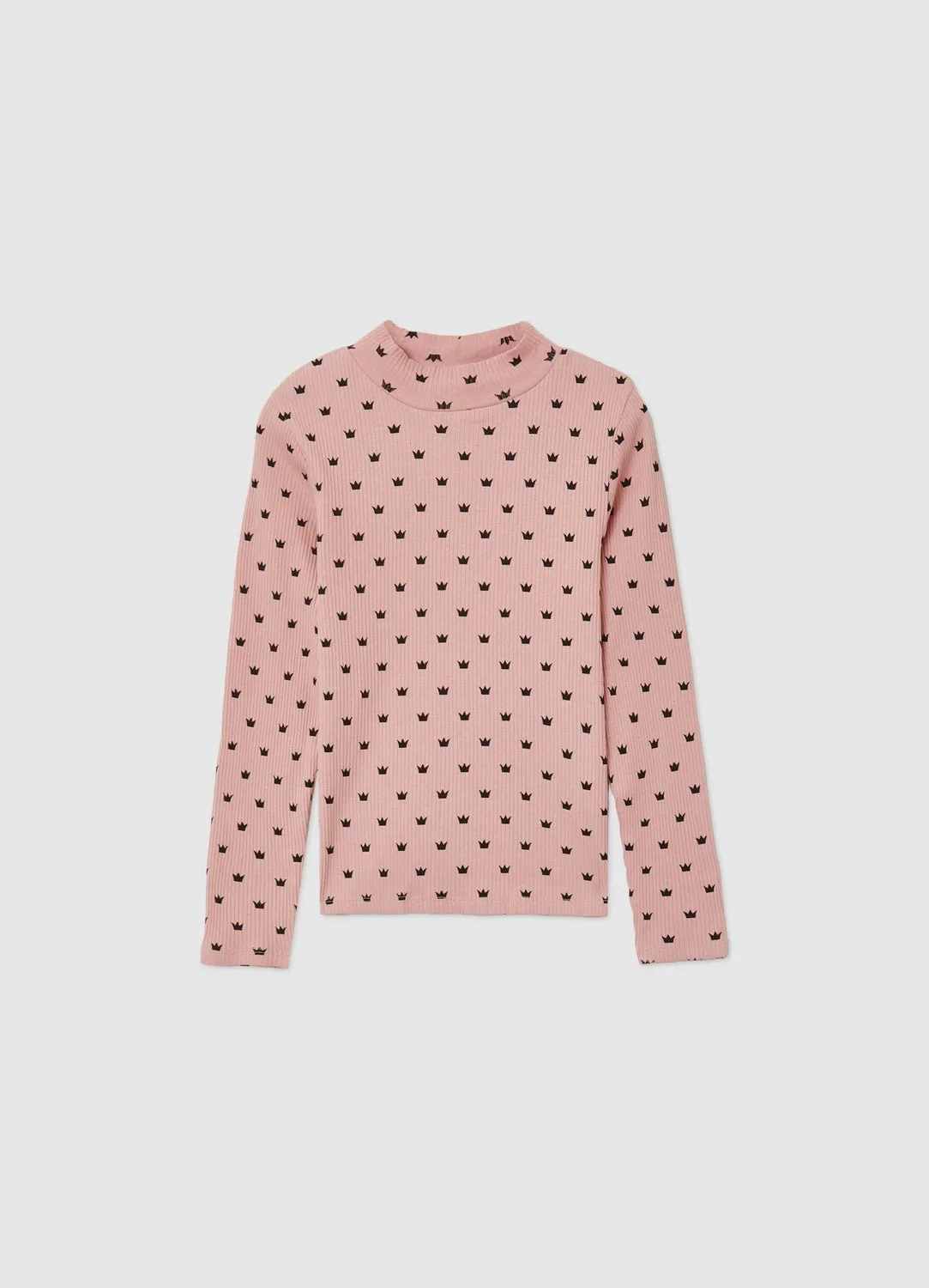 Calliope lot de 2 t-shirts col montant fille manches longues
