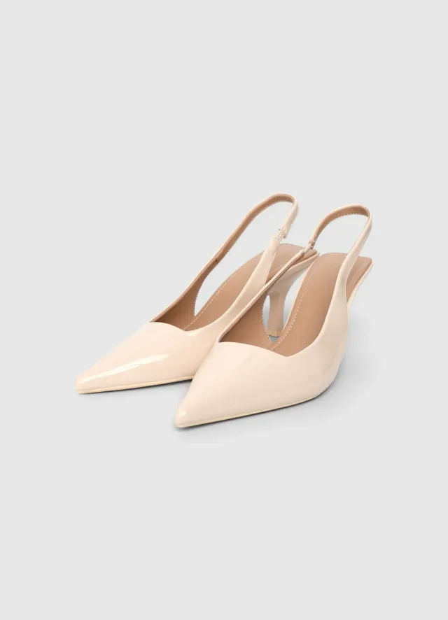 Calliope escarpins slingback femme bout pointu 7,5 cm