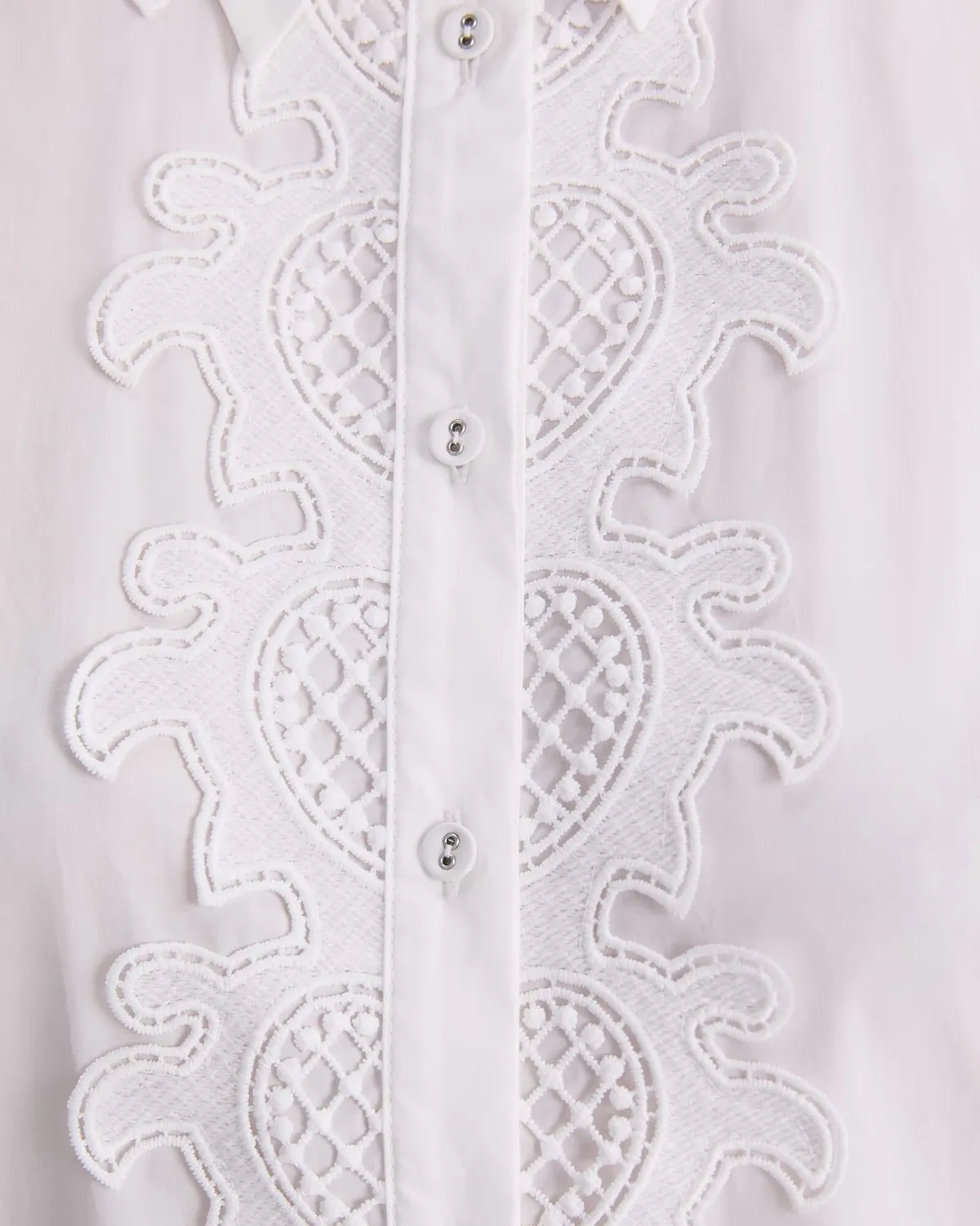 Sportscraft Zelda chemise coton dentelle manches courtes