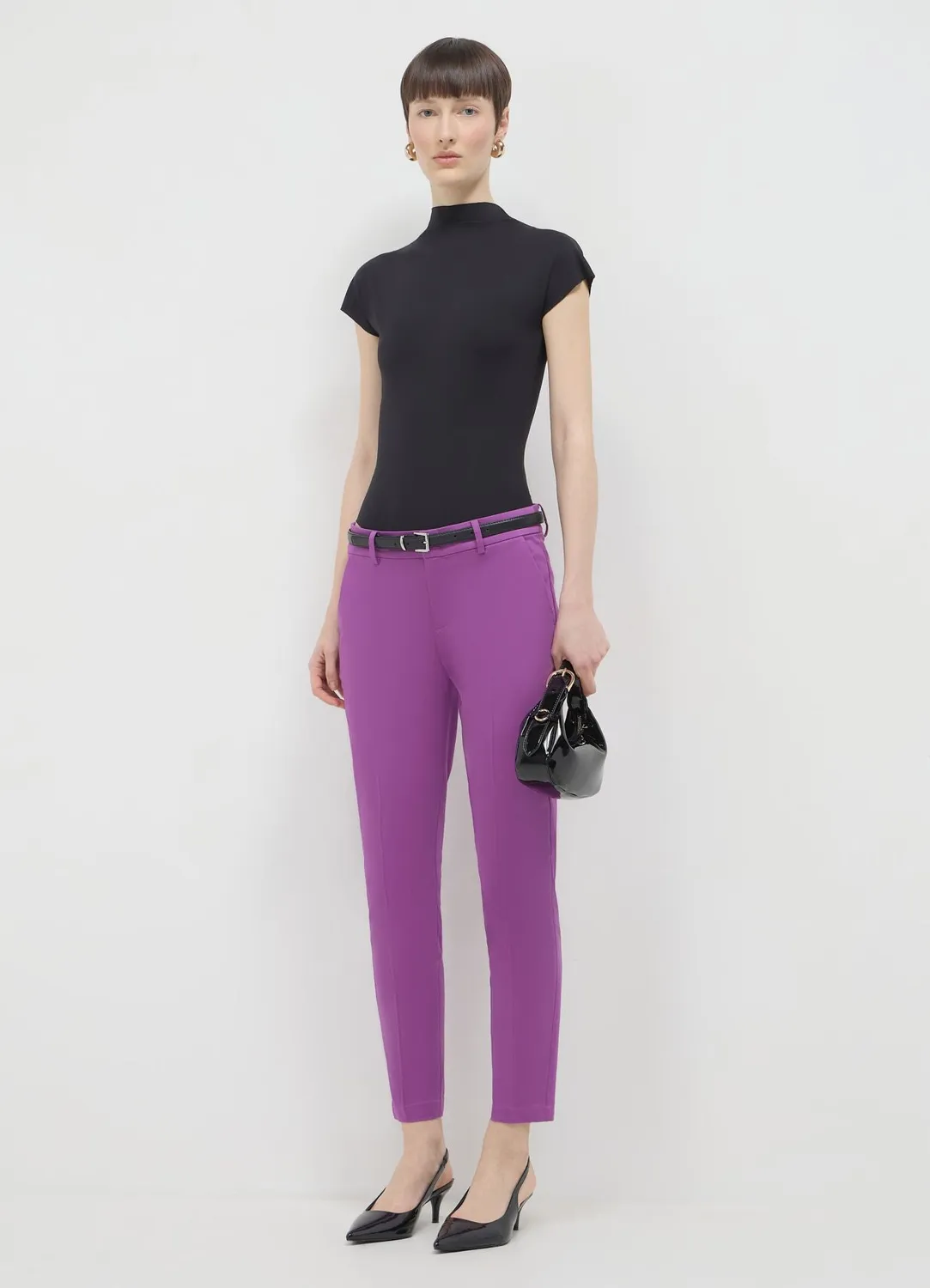 Calliope pantalon rasatello coton femme