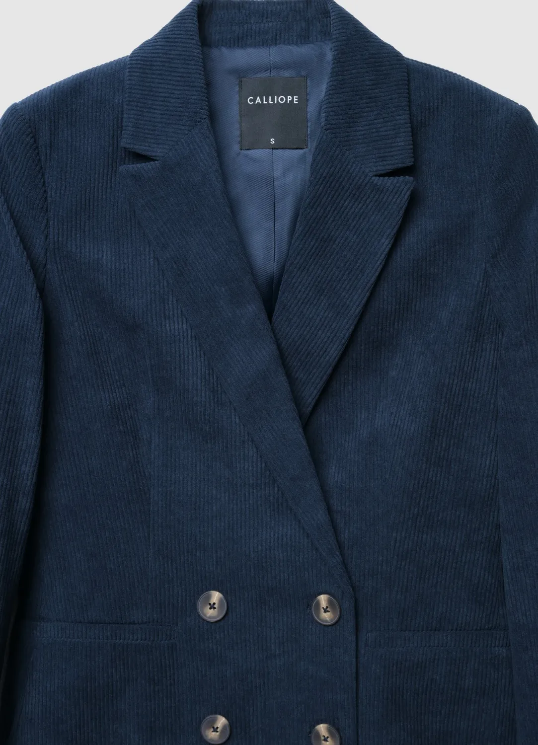 Calliope veste croisée effet velours femme
