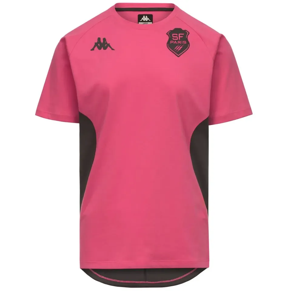 Robe di Kappa Millado 2 Stade Français maillot rose homme recyclé