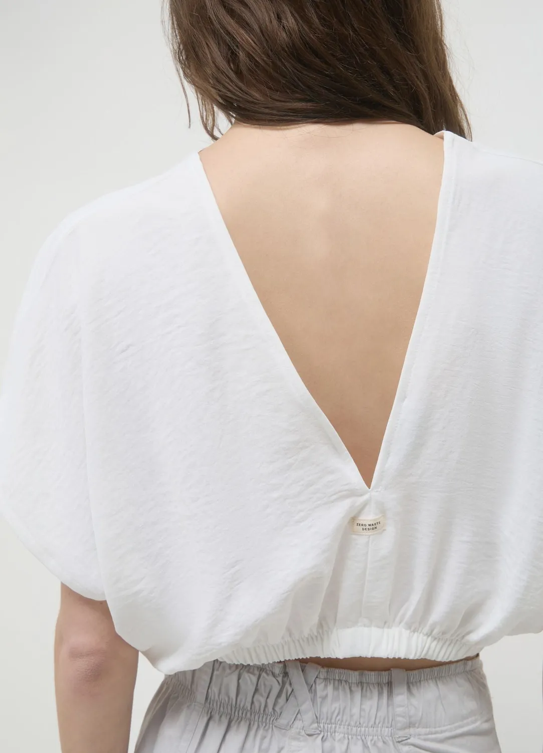 Calliope Blusa V blouse femme manches courtes