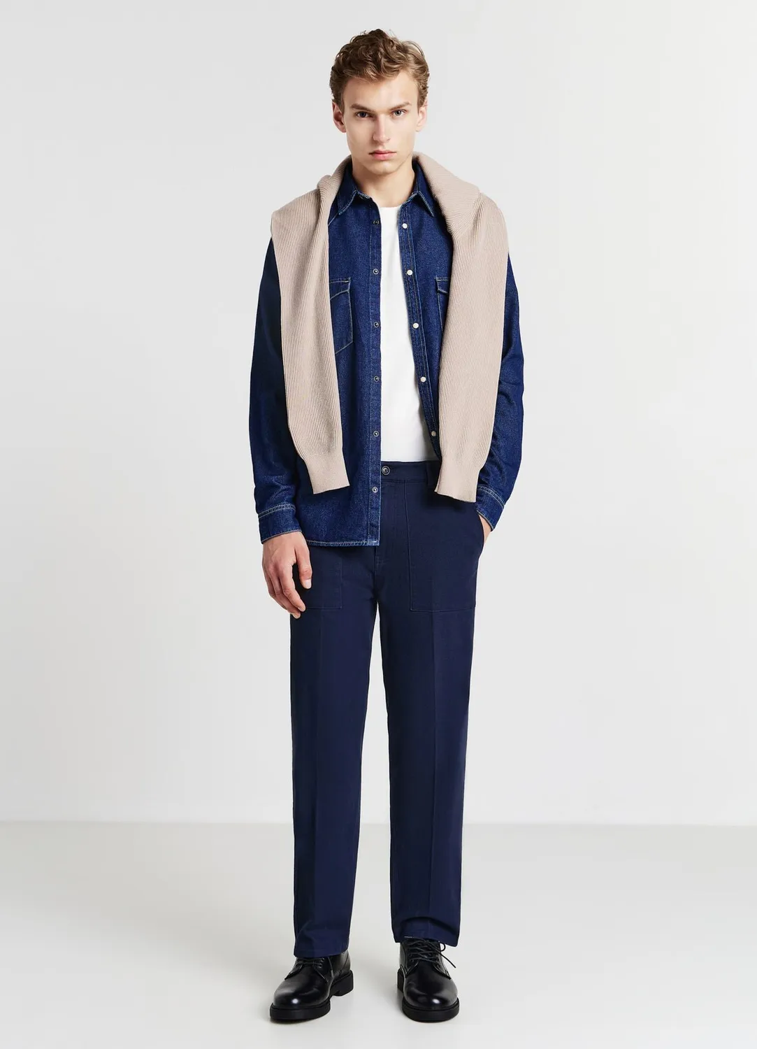 Calliope pantalon homme poches plaquées coupe confortable
