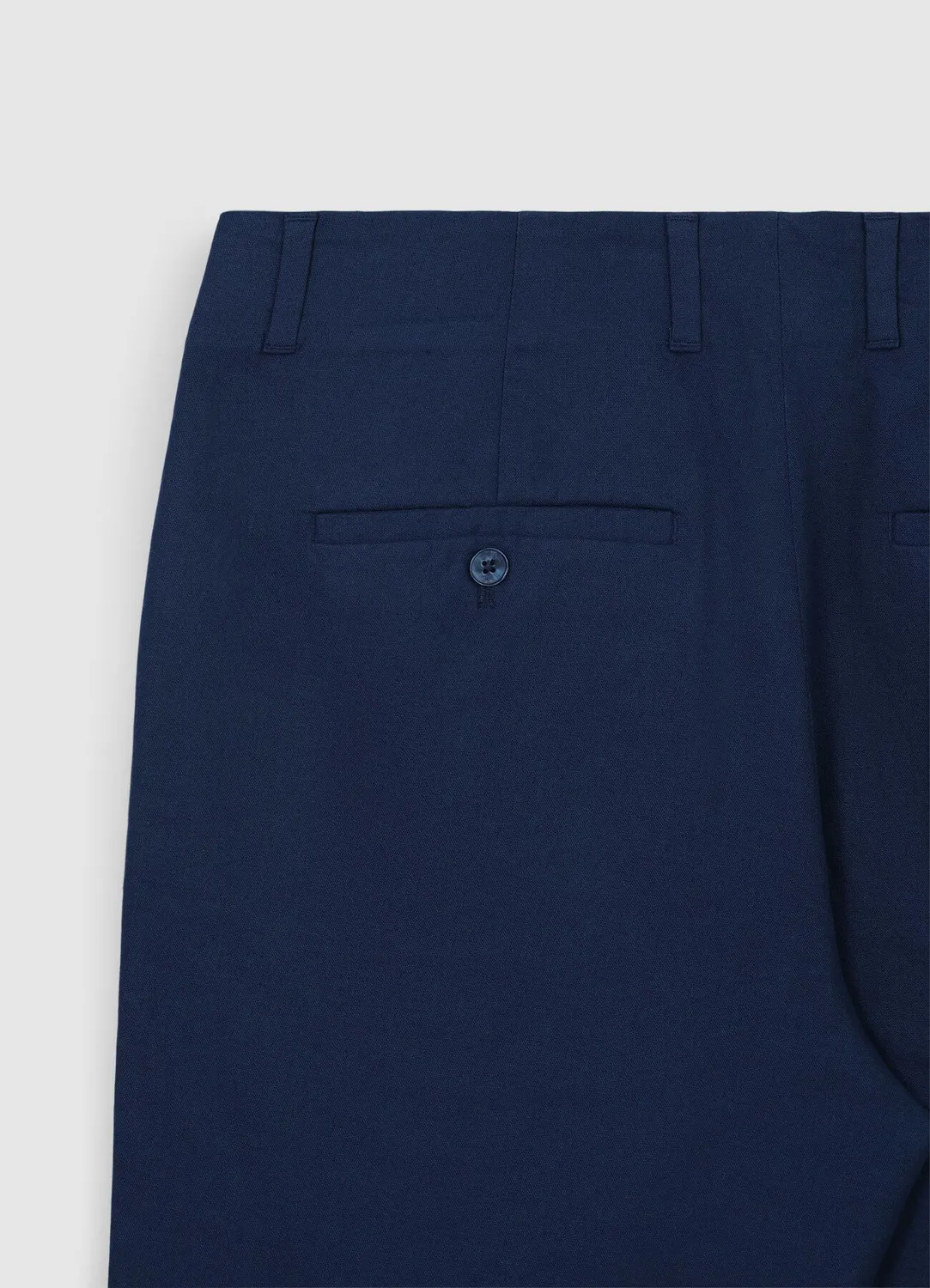 Calliope pantalon lin homme à brandebourgs coupe regular