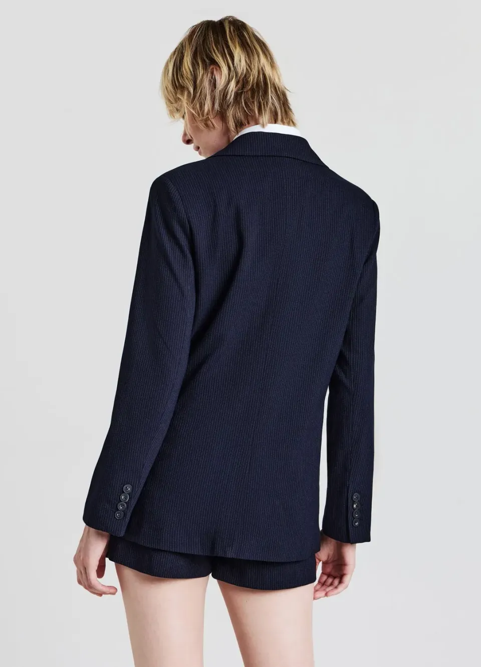Calliope veste blazer rayée femme deux boutons