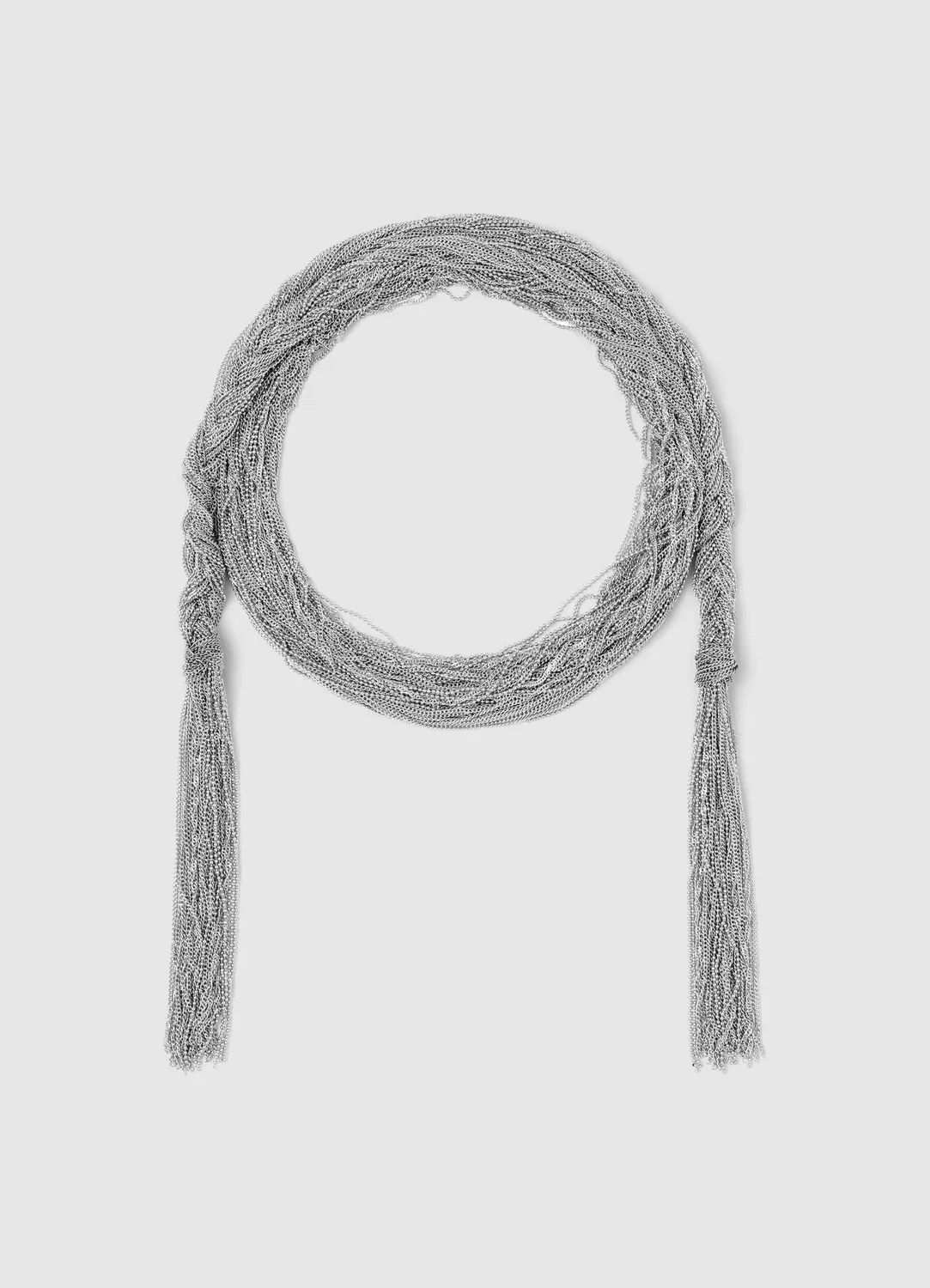 Calliope franges collier choker chaînes femme TU