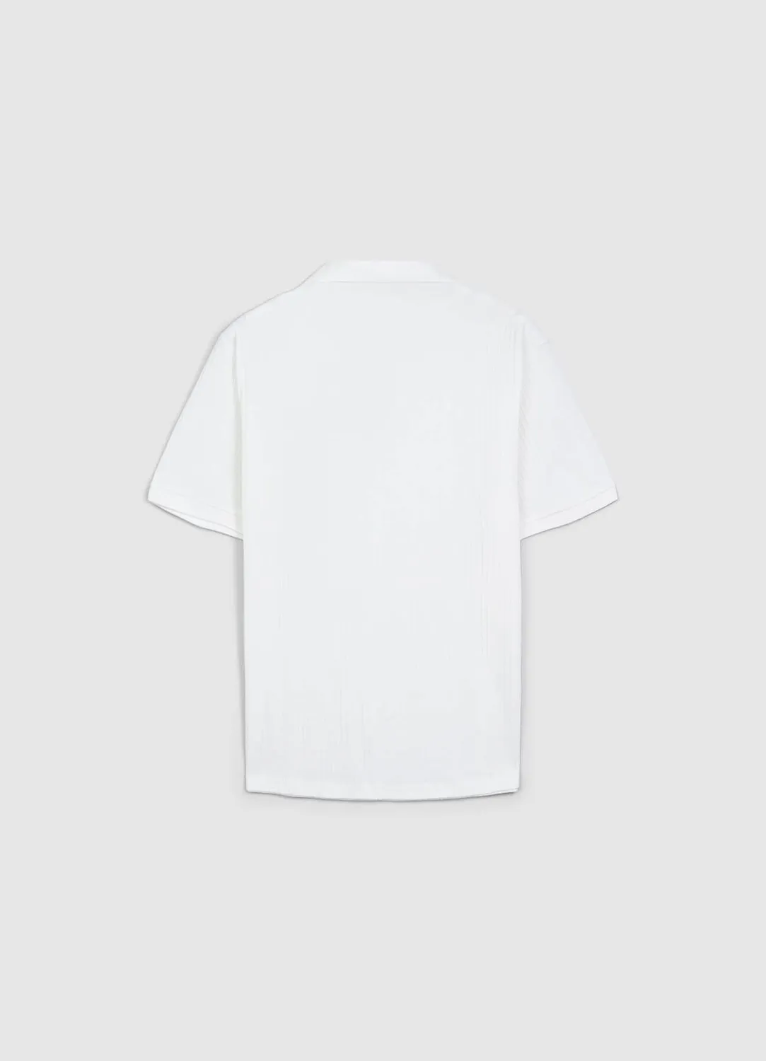 Calliope T-shirt Polo homme manches courtes texturé uni