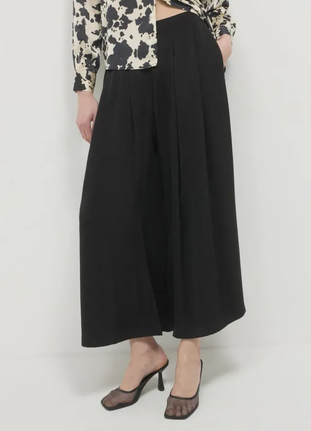Calliope Jupe-short satinée femme XS/S unie