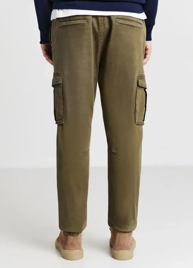 Calliope pantalon jogger homme coton poches plaquées