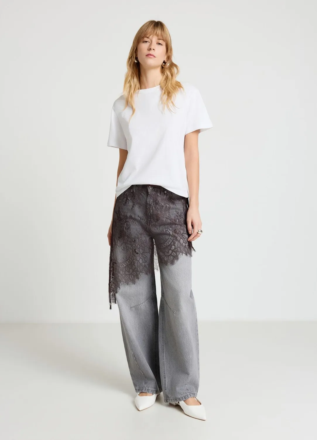 Calliope T-shirt col rond femme uni coton