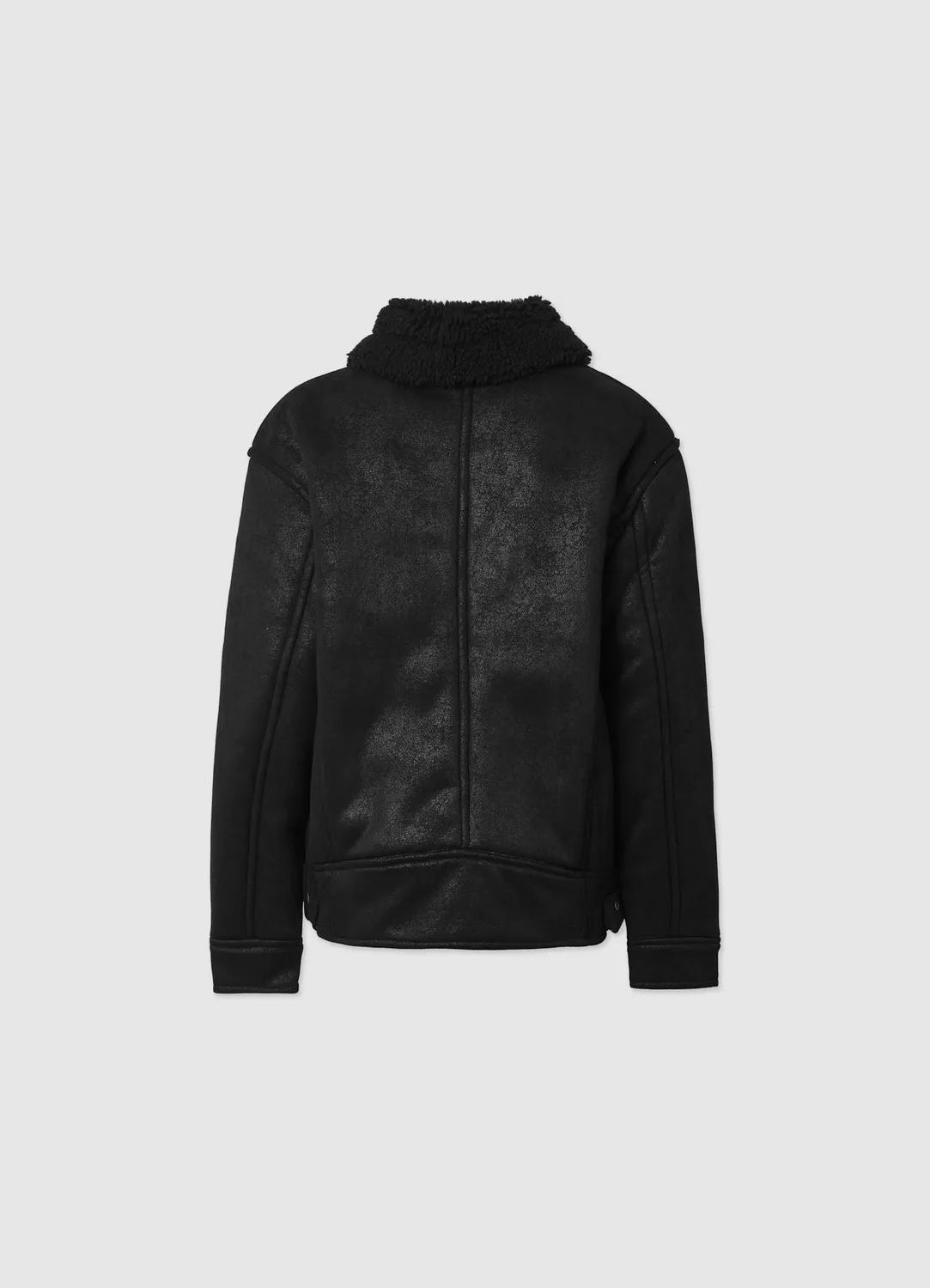 Calliope Blouson effet mouton blouson col à boucle